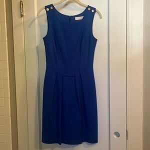 Periwinkle blue cotton Trina Turk sundress